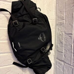 Osprey Black Seral 7 Hydration Waist Bag
